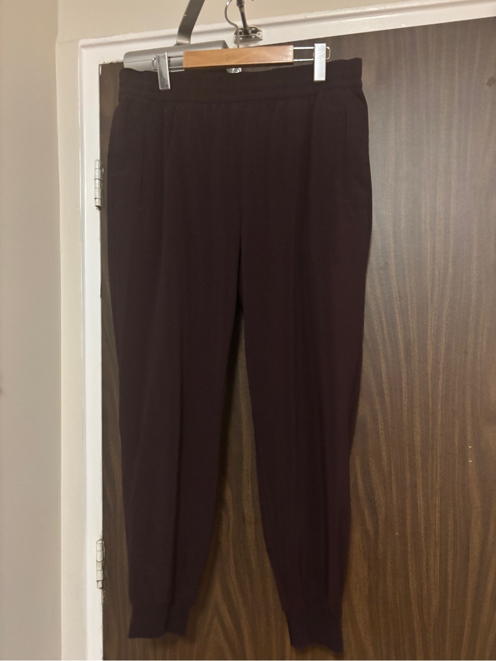 Casual Knit Jogger Pants — Deep Brown